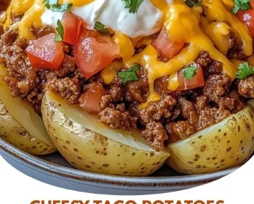 Cheesy Taco Potatoes