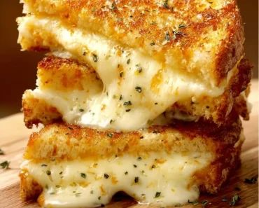 Garlic Bread Grilled Cheese
