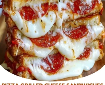 Pizza Grilled Cheese Sandwiches