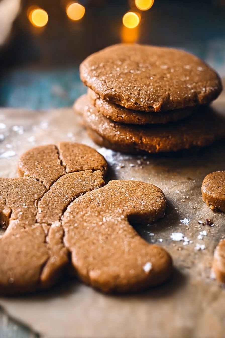 Chewy and Soft Gingerbread Cookies