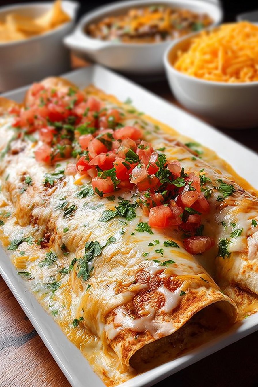 Cheese Chicken Enchiladas