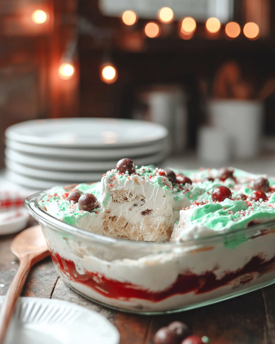 No Bake Christmas Lush