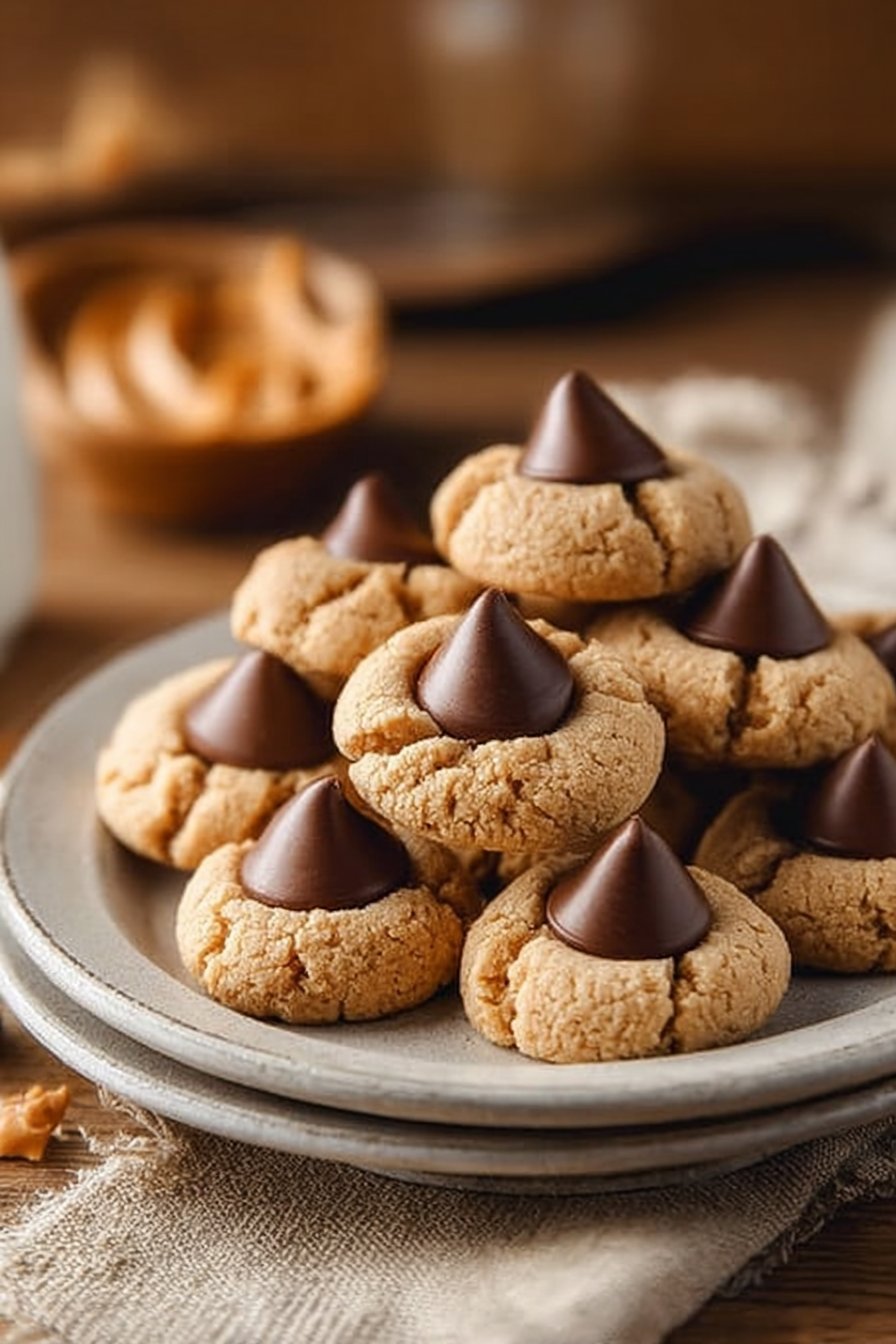 Peanut Butter Blossom Cookies