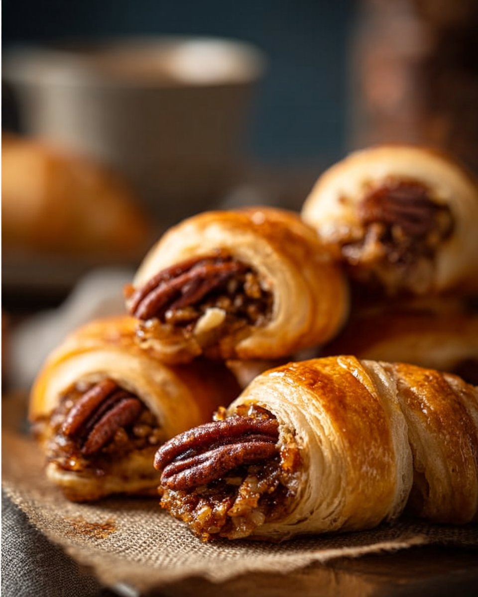 Pecan Pie Crescent Rolls
