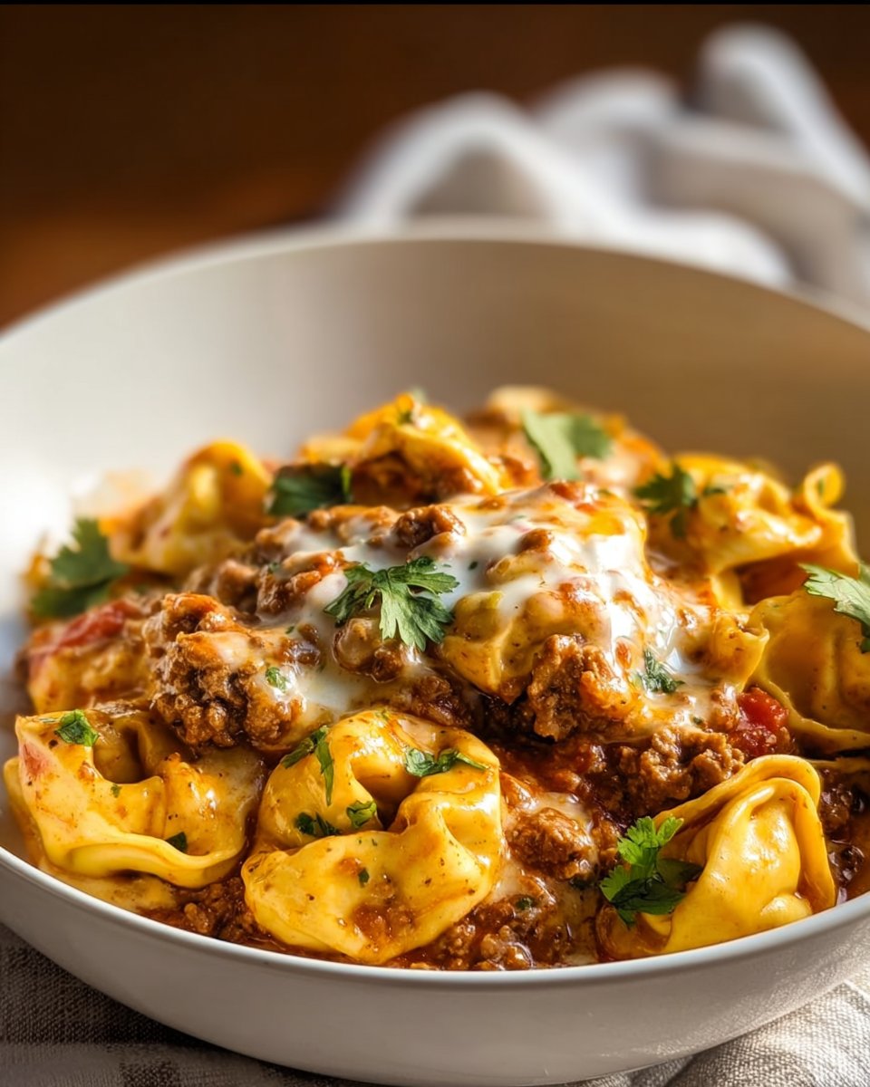 Cheesy Taco Tortellini