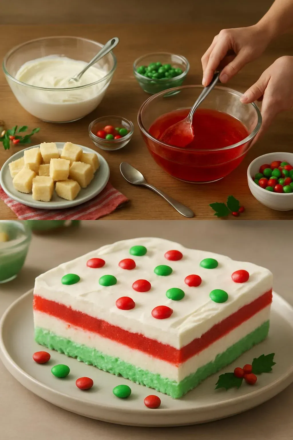 No Bake Christmas Lush