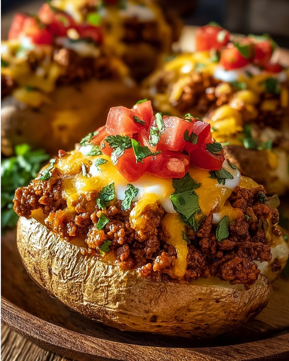 Cheesy Taco Potatoes