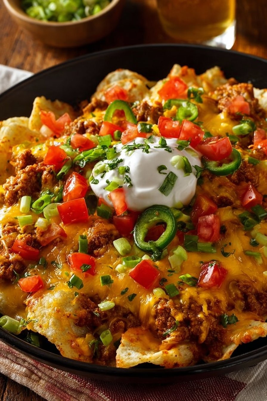 Loaded Pierogi Nachos