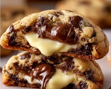 Cheesecake Stuffed Chocolate Chip Cookies Cheesecake Stuffed Chocolate Chip Cookies
