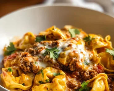 Cheesy Taco Tortellini Cheesy Taco Tortellini