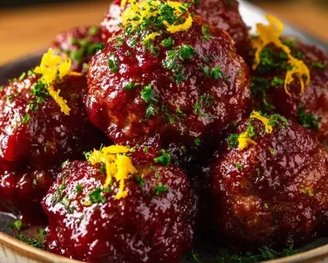 Cranberry Orange Meatballs Cranberry Orange Meatballs