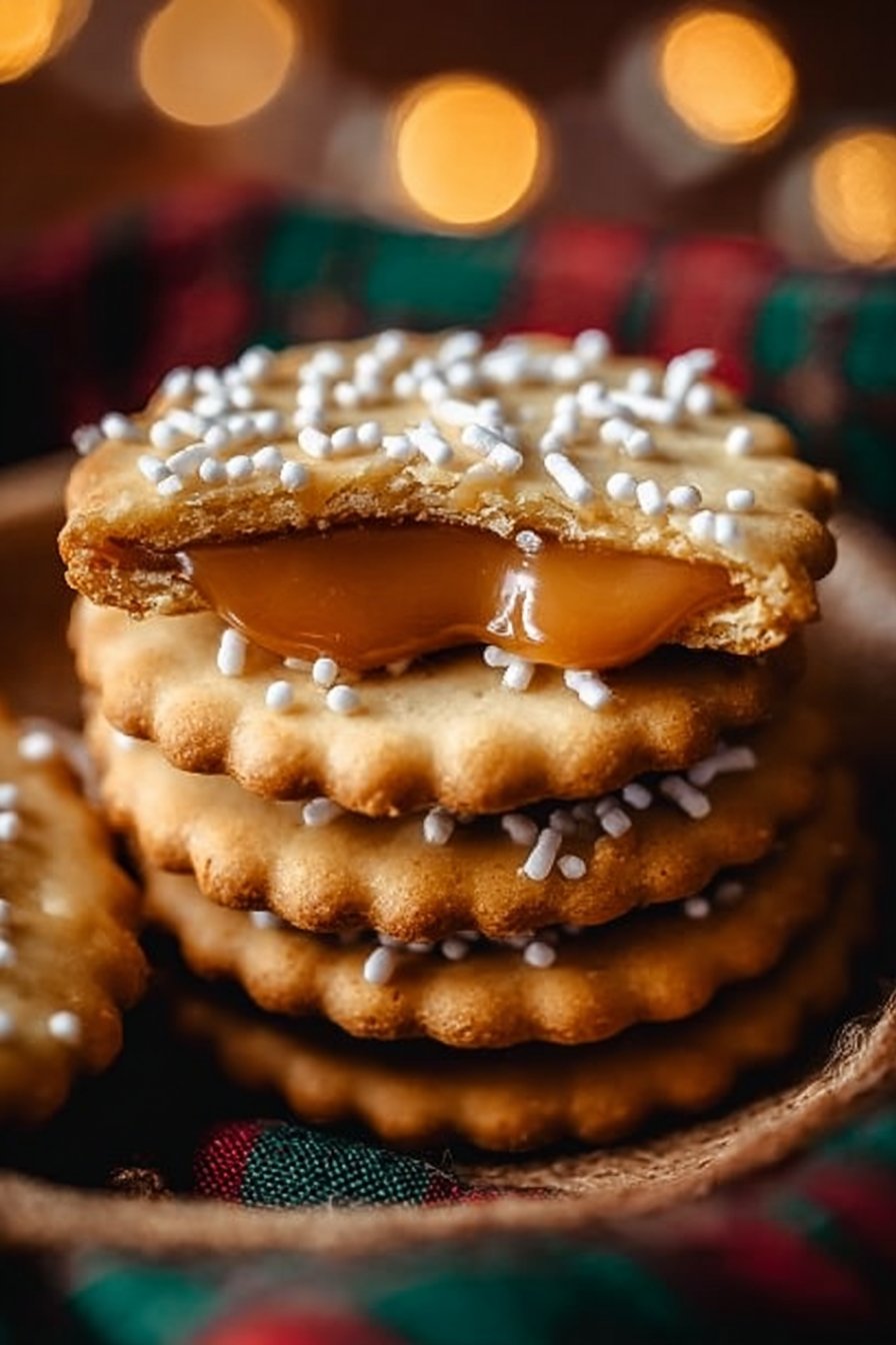 Caramel Ritz Cracker Christmas Cookies | Easy Holiday Treats