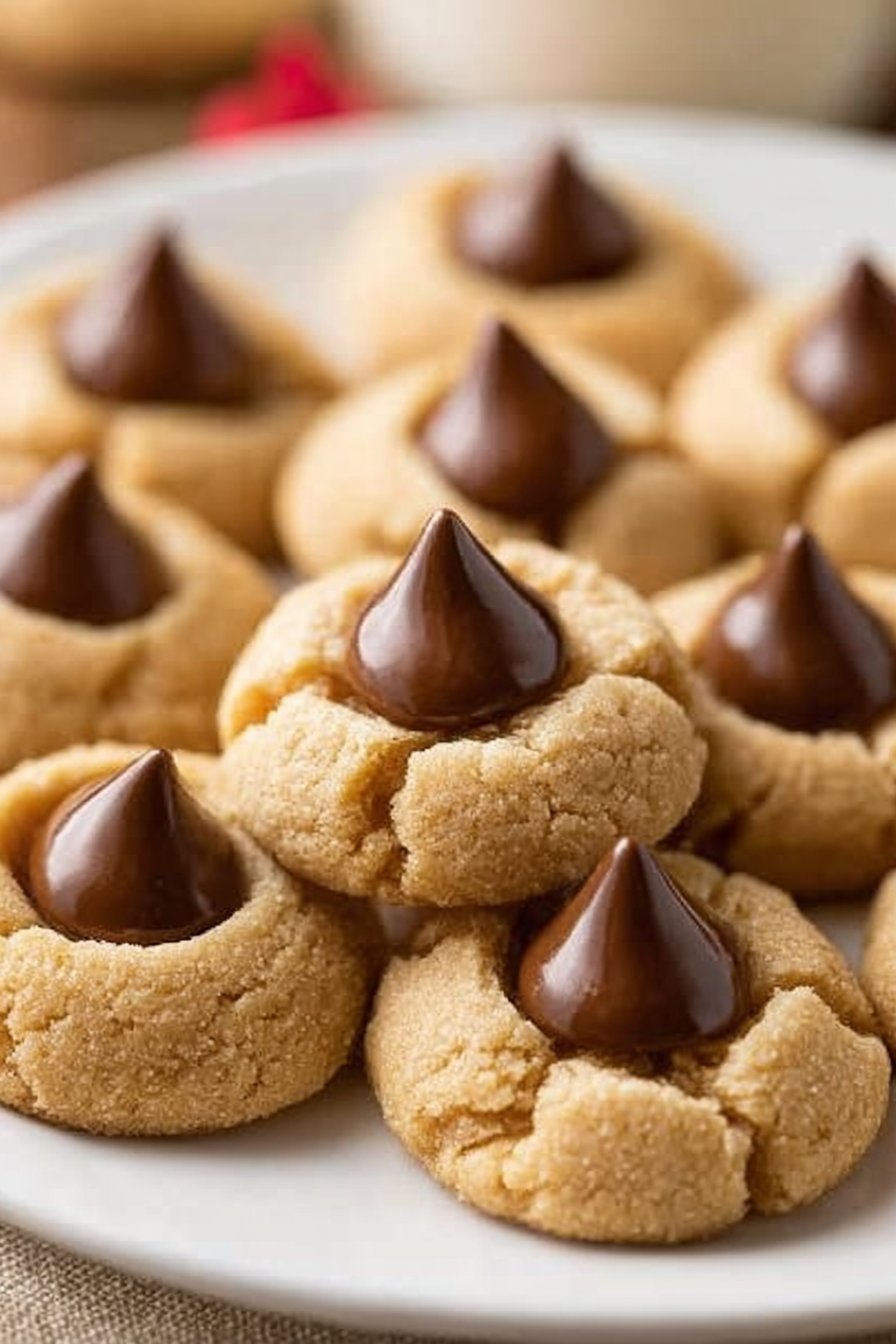 Peanut Butter Blossom Cookies