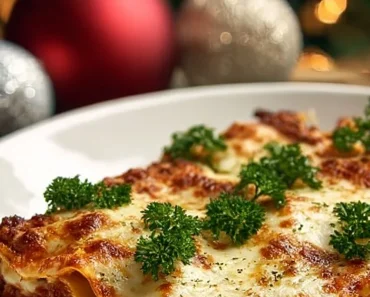 Holiday Christmas Lasagna