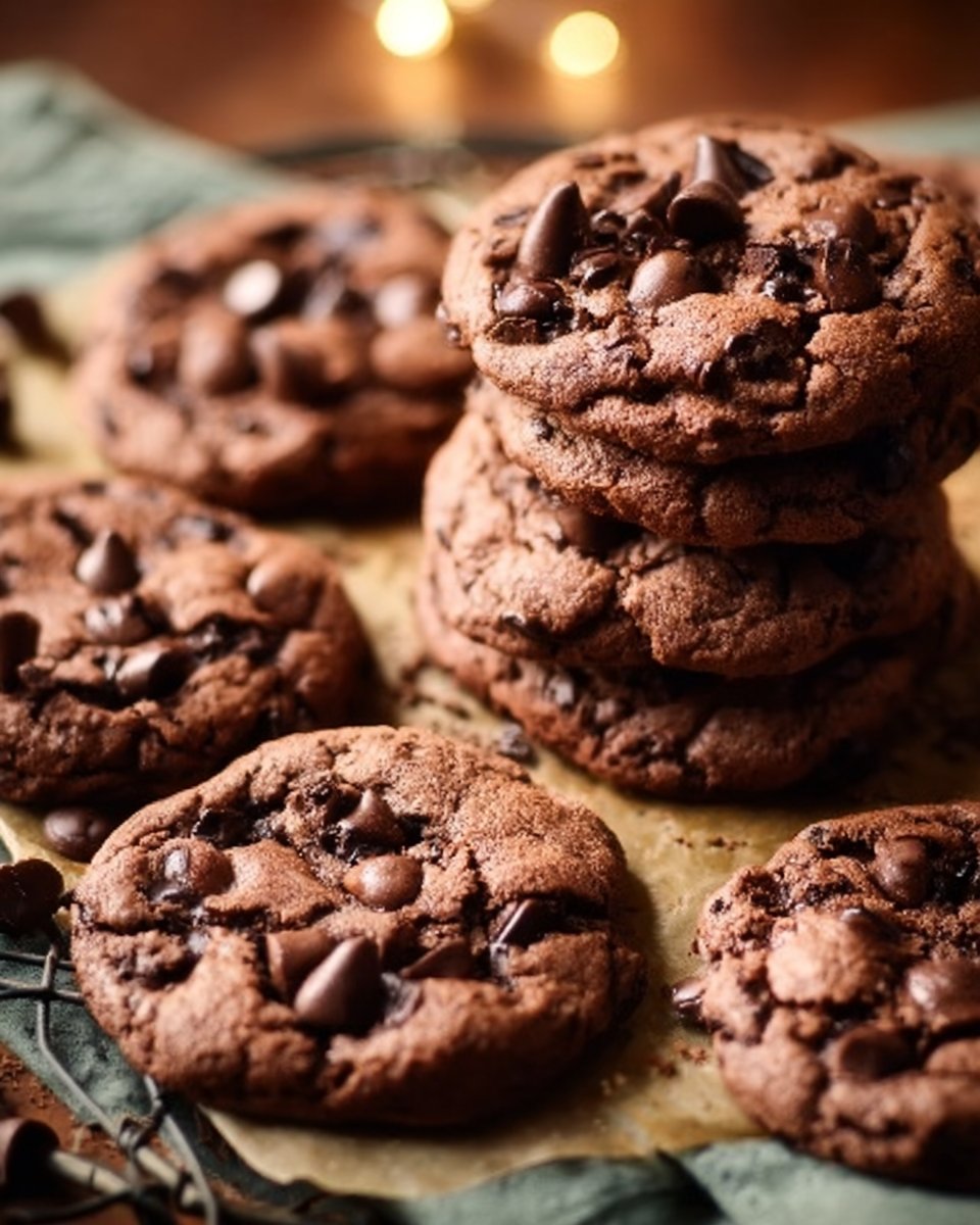 Double Chocolate Chip Cookies