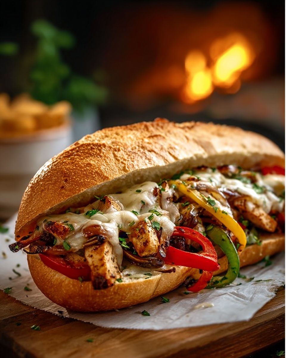 Chicken Philly Cheese Steaks