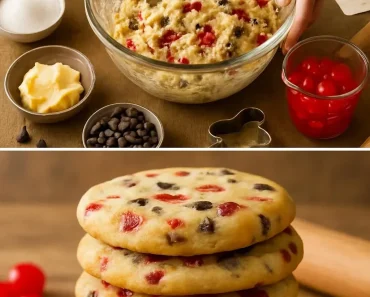 Maraschino Cherry Shortbread Cookies Maraschino Cherry Shortbread Cookies