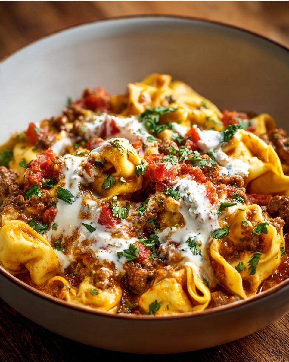 Cheesy Taco Tortellini