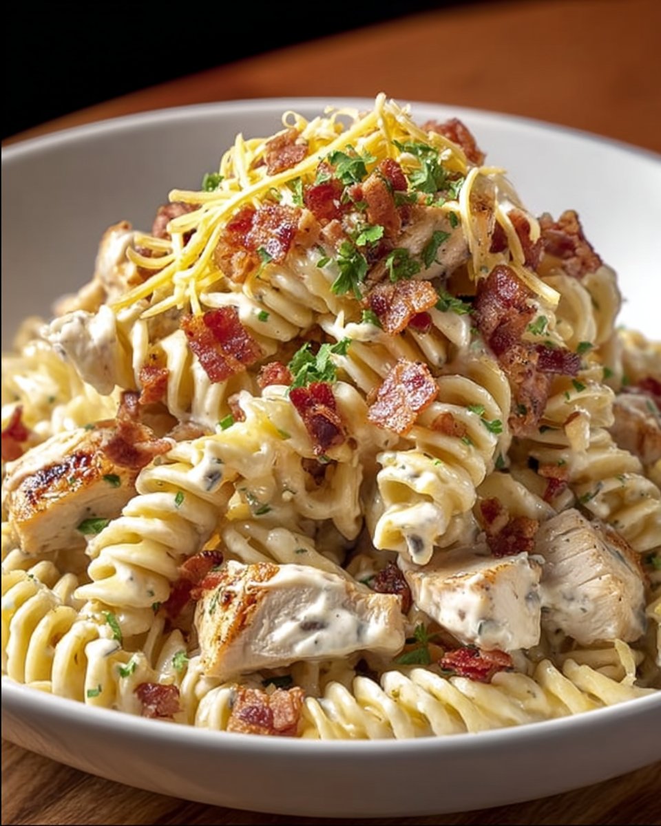 Chicken Bacon Ranch Pasta