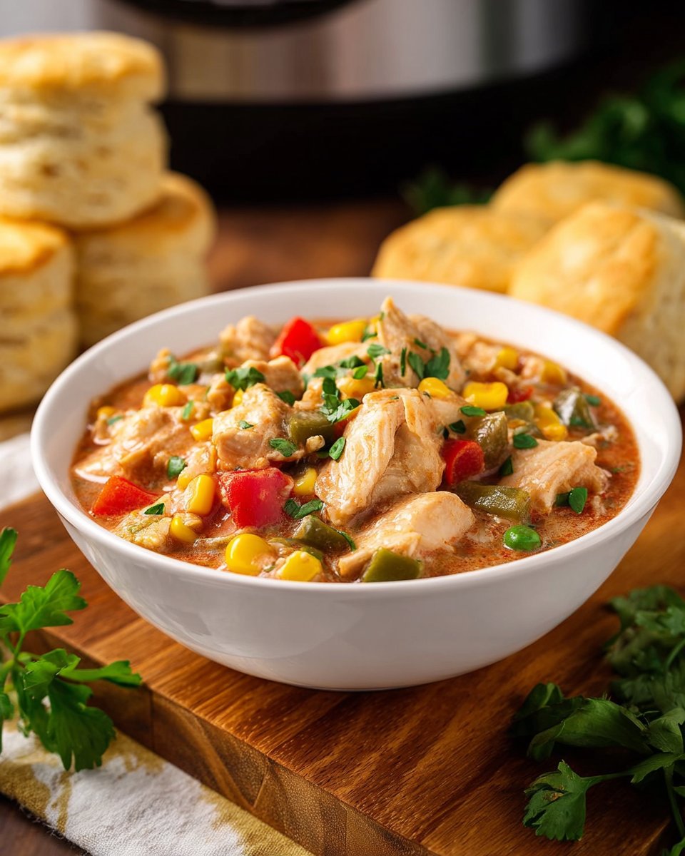 Crock Pot Chicken Pot Pie Soup