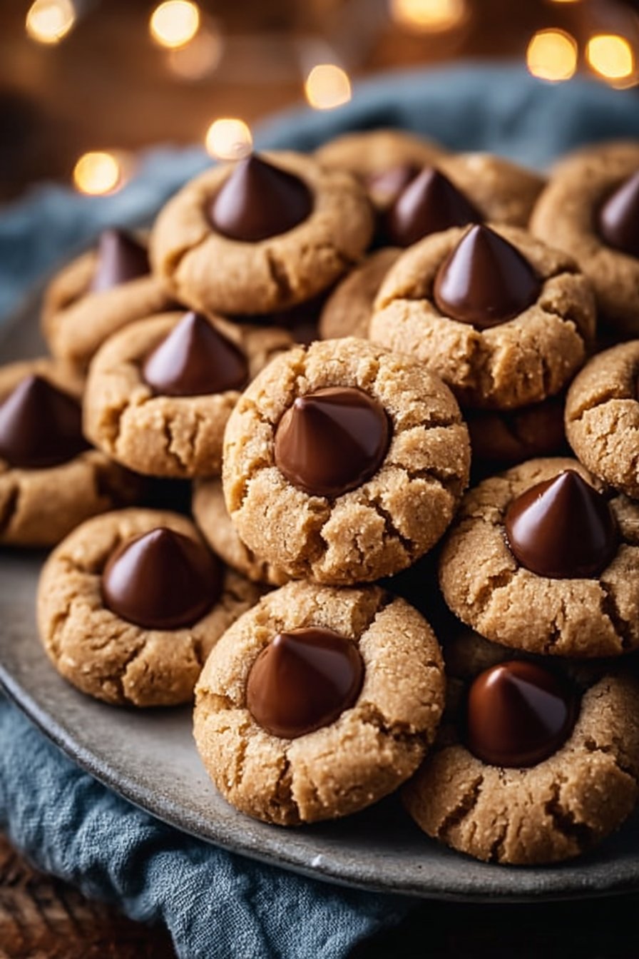 Classic Soft and Chewy Peanut Butter Blossoms (The Perfect Holiday Kiss Cookie)