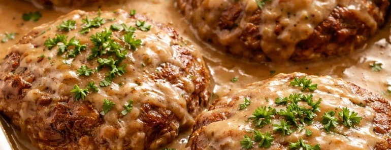 Amish Hamburger Steak Bake