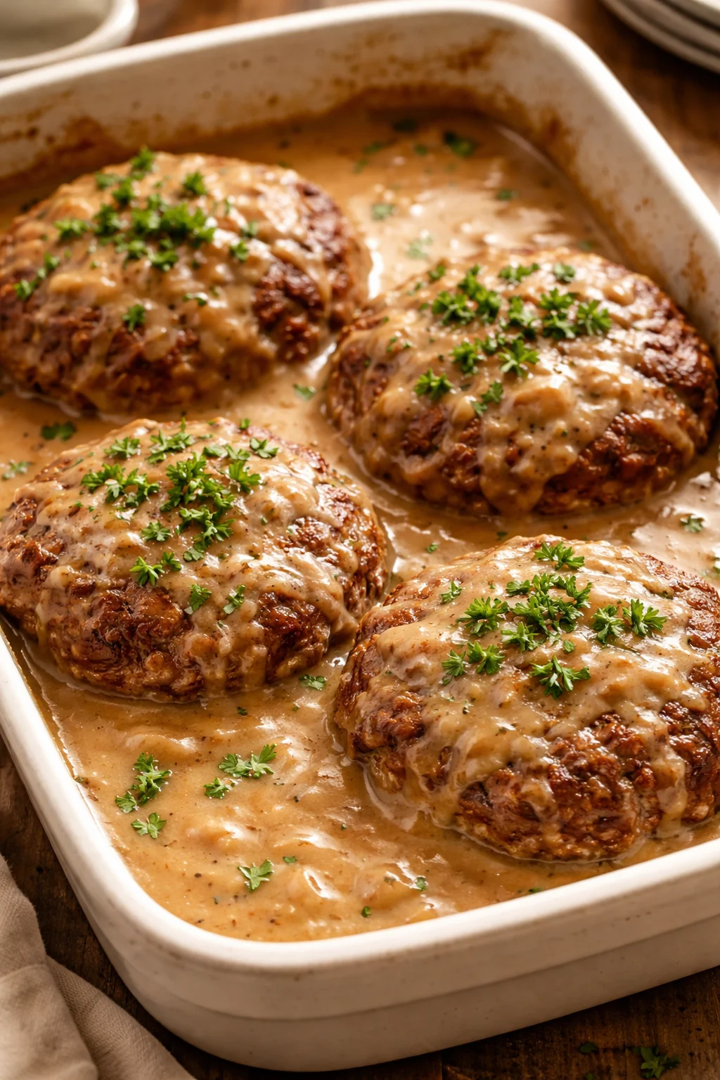 Amish Hamburger Steak Bake