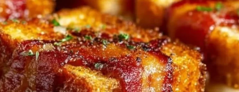 Bacon-Wrapped Grilled Cheese Fingers