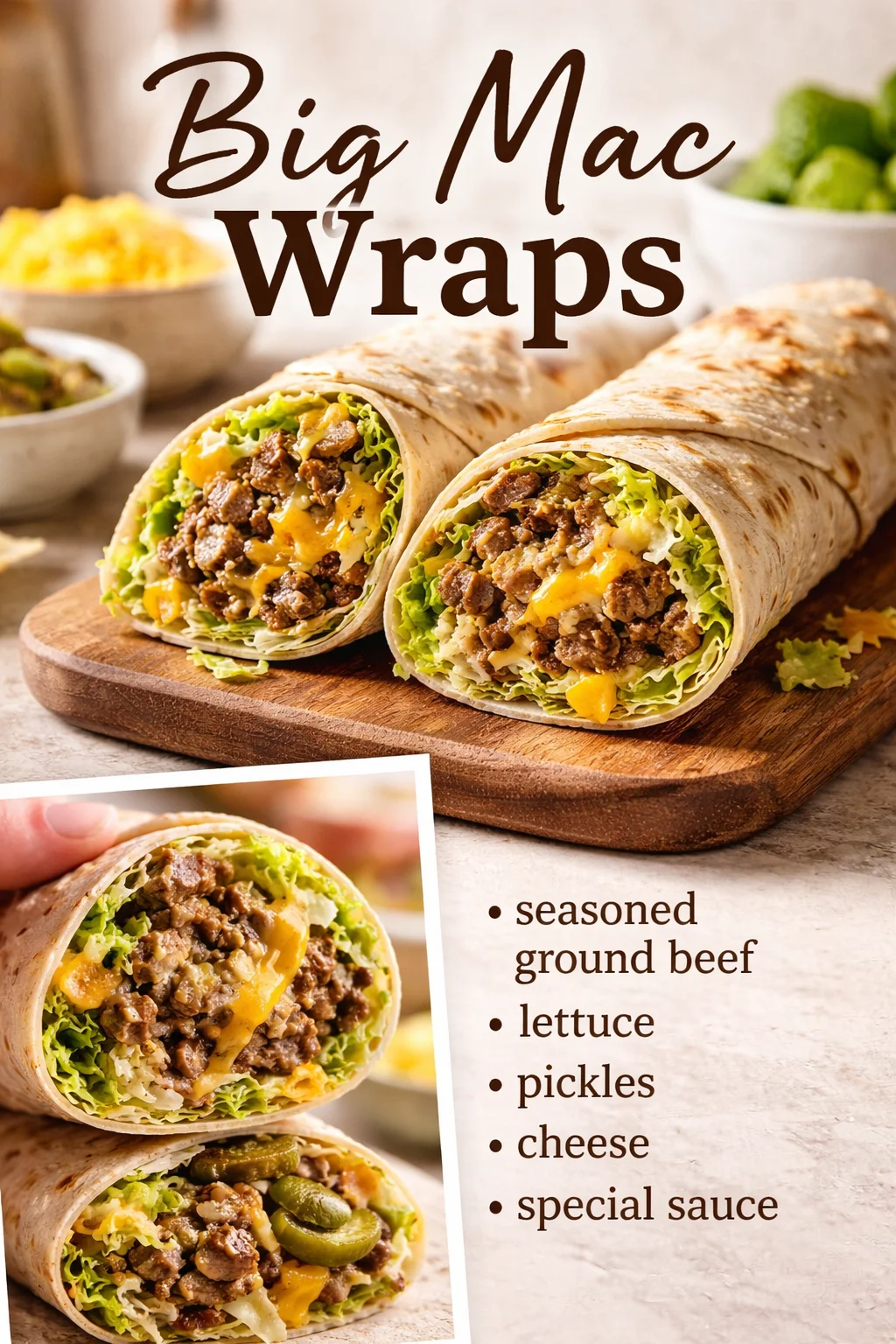 Big Mac Wraps Recipe – Easy & Delicious Meal Idea