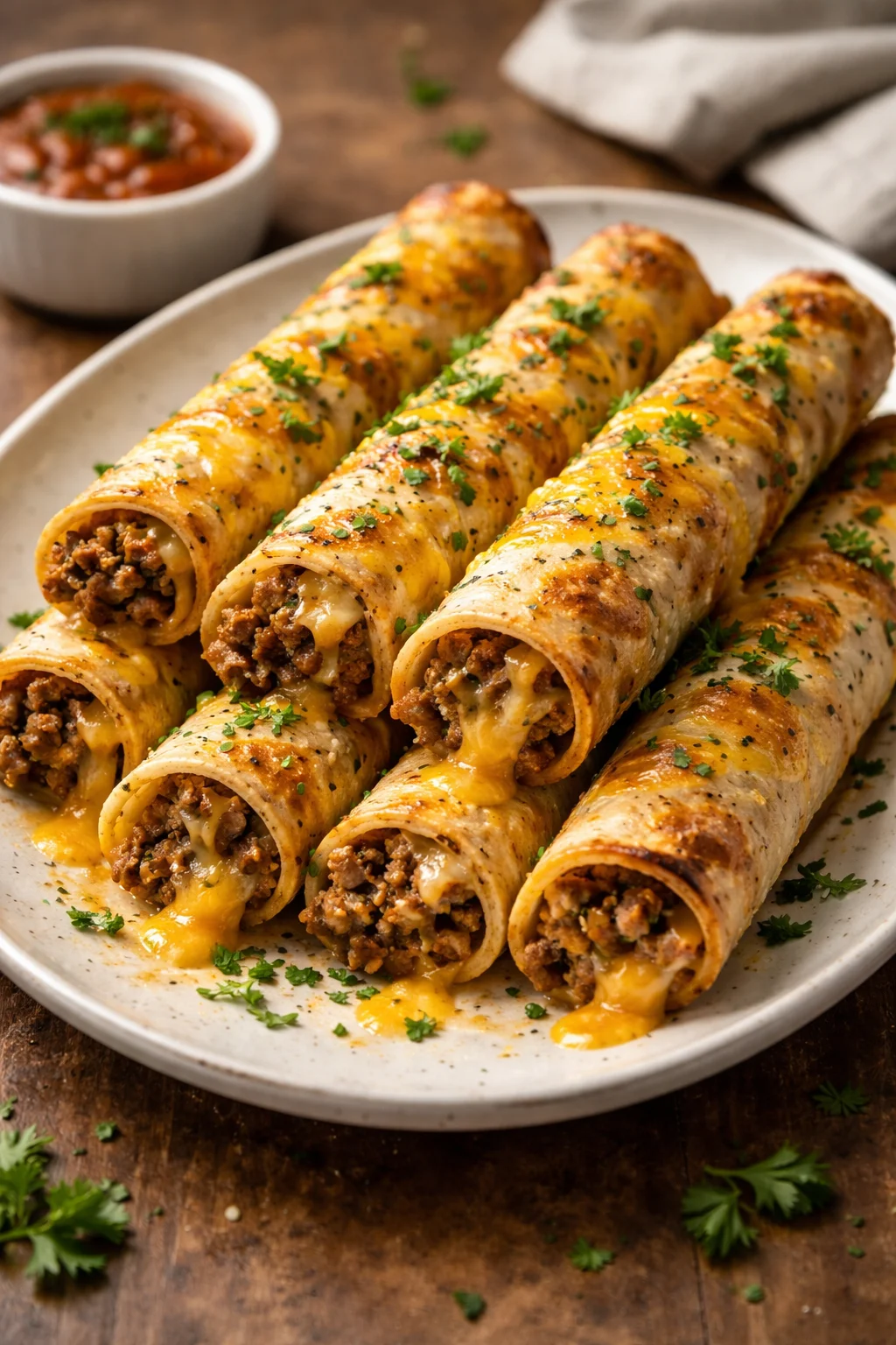 Cheesy Taco Breadsticks