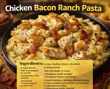Chicken Bacon Ranch Pasta