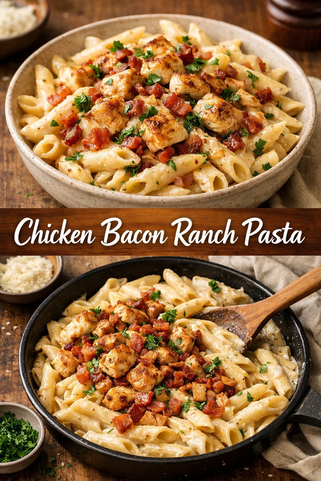 Chicken Bacon Ranch Pasta