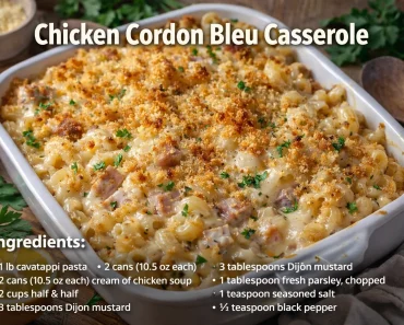 Chicken Cordon Bleu Casserole
