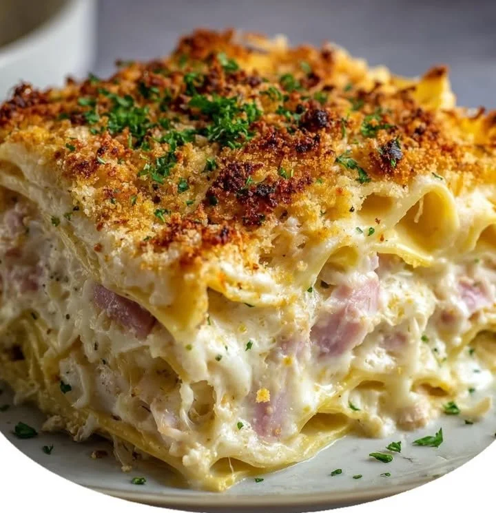 Chicken Cordon Bleu Lasagna