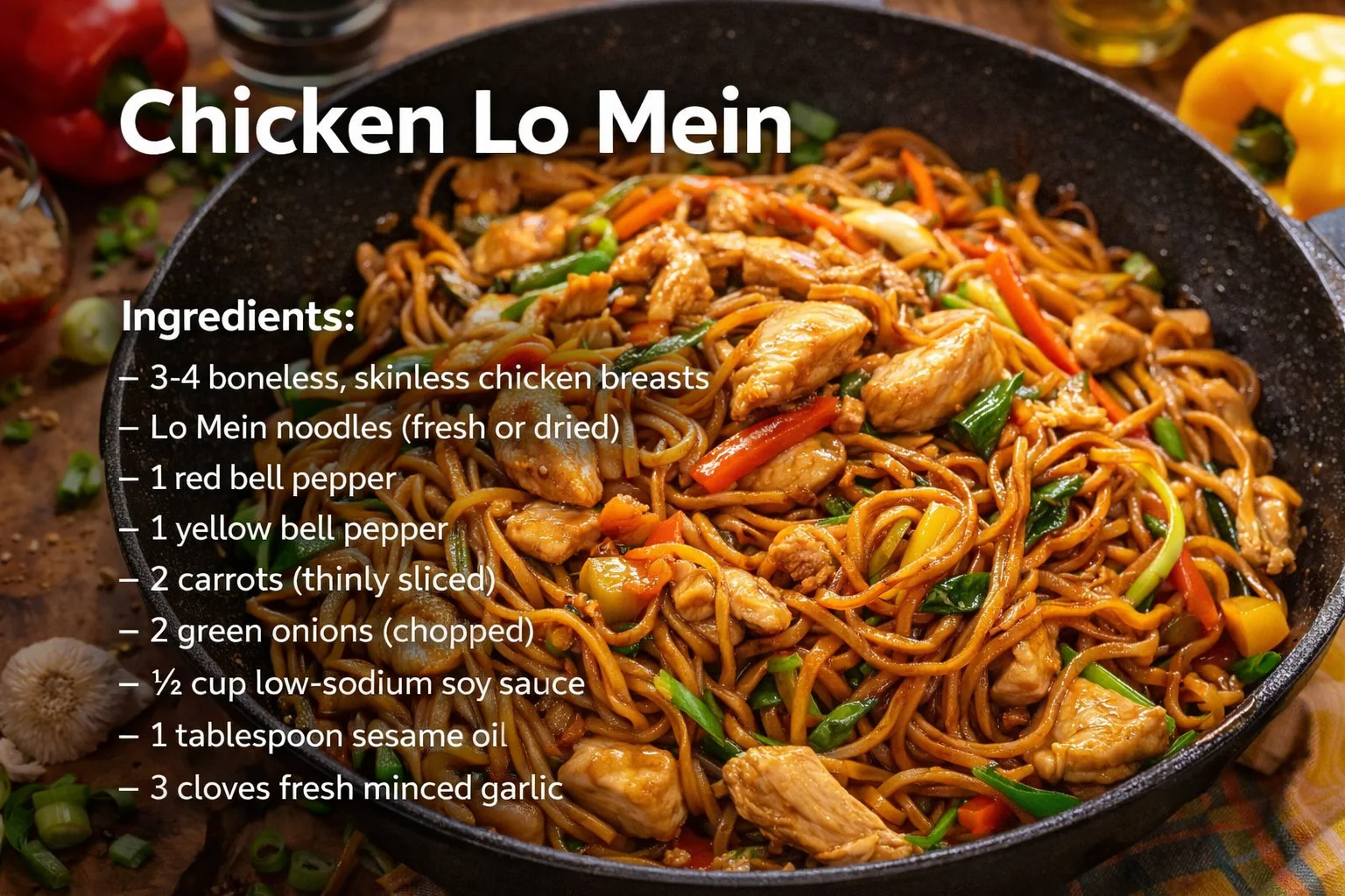 Chicken Lo Mein Recipe