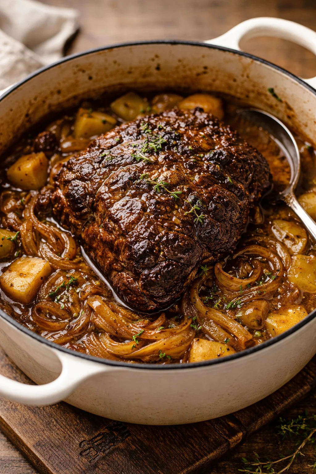 Comforting French Onion Pot Roast - theamazingfood
