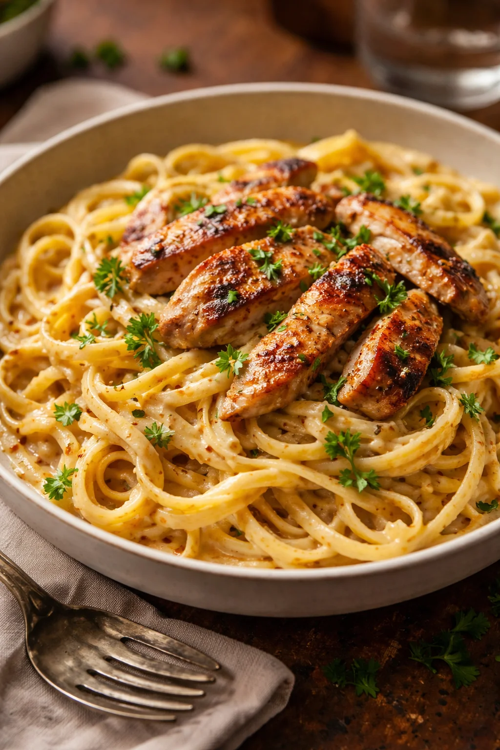 Irresistibly Easy Cowboy Butter Chicken Linguine in 30 Minutes