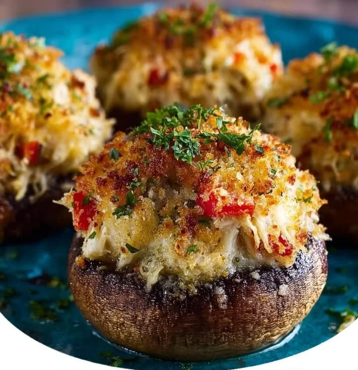 Crab-Stuffed Mushrooms