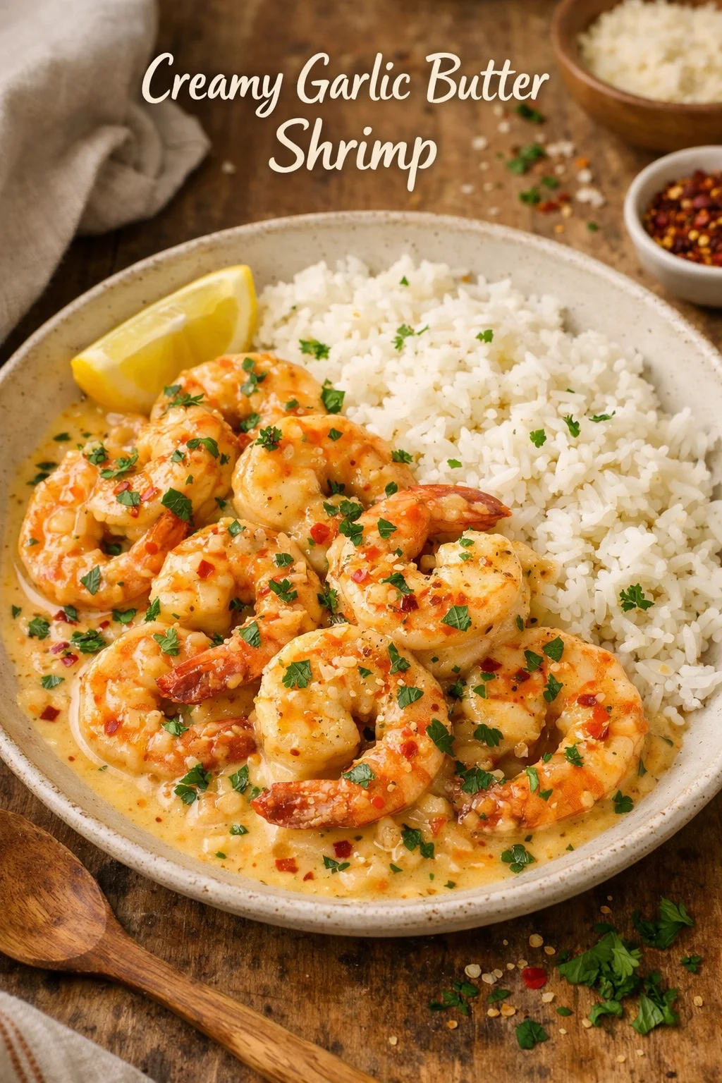Easy Shrimp and Rice Recipes: How to Make Creamy Garlic Butter Shrimp Fast