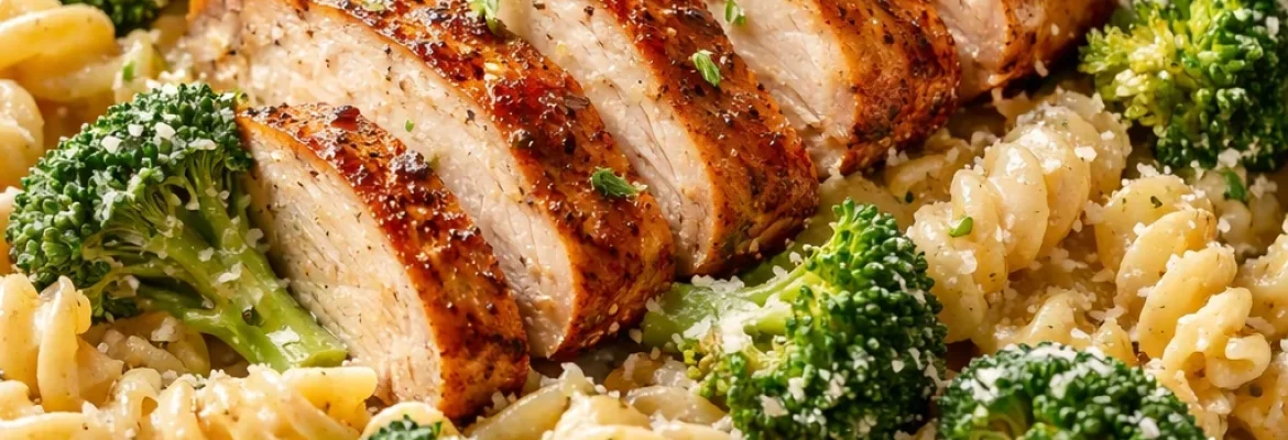 Creamy Rotisserie Chicken Broccoli Pasta