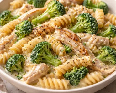 Creamy Rotisserie Chicken Broccoli Pasta