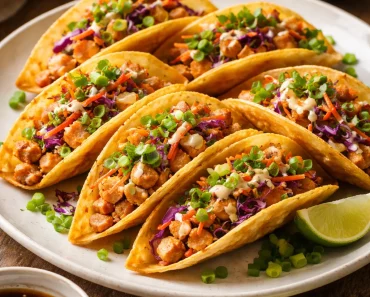 Crispy Chicken Wonton Tacos