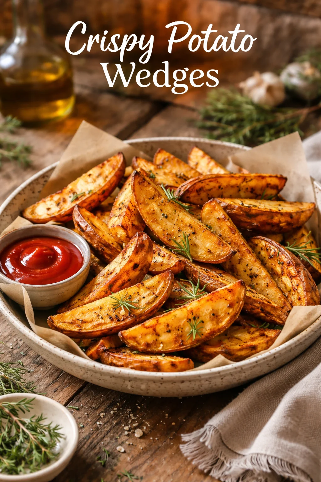 Crispy Potato Wedges