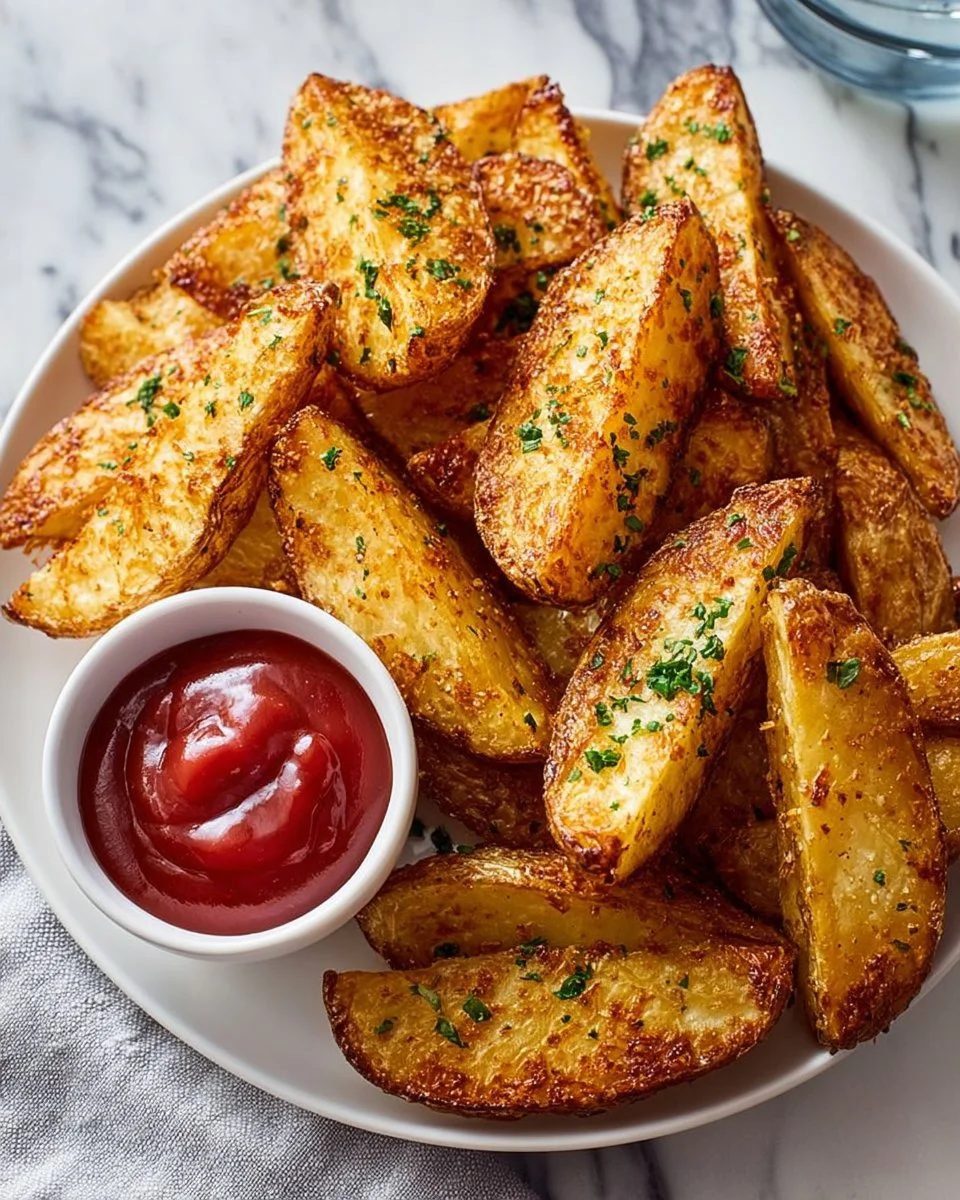 Crispy Potato Wedges
