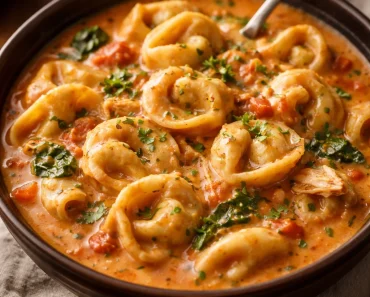 CrockPot Chicken Tortellini