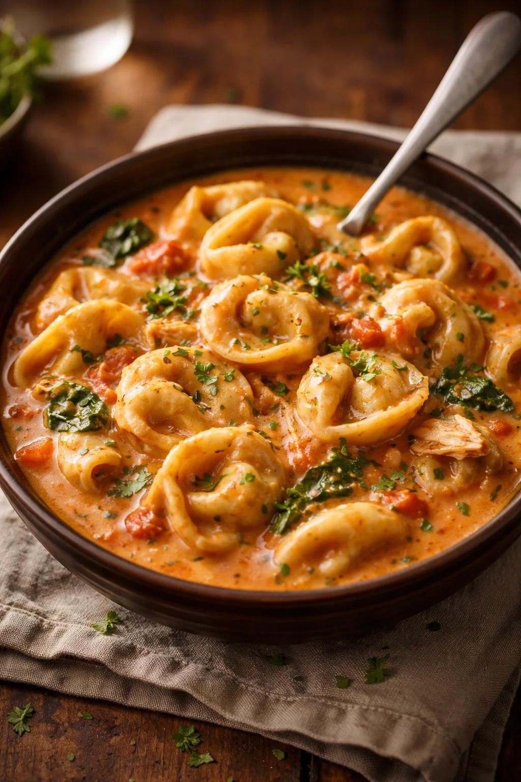 CrockPot Chicken Tortellini