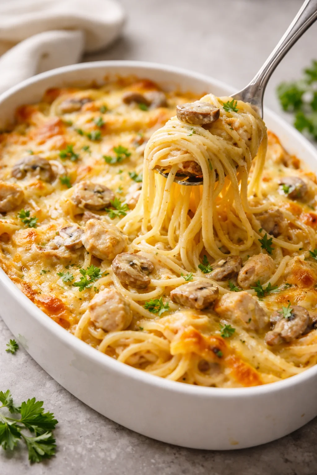 Easy Chicken Tetrazzini