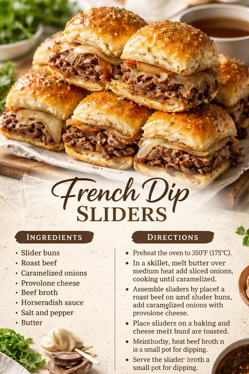 French Dip Sliders
