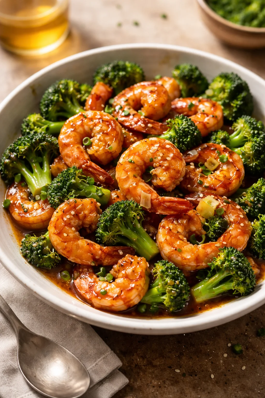 High-Protein Honey Garlic Shrimp