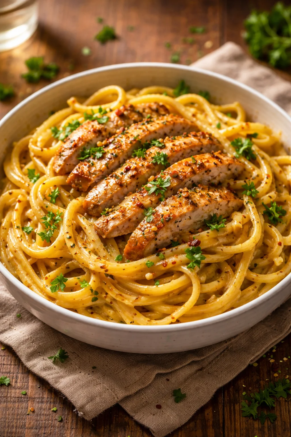 Irresistibly Easy Cowboy Butter Chicken Linguine in 30 Minutes